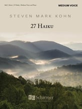 27 Haiku Vocal Solo & Collections sheet music cover